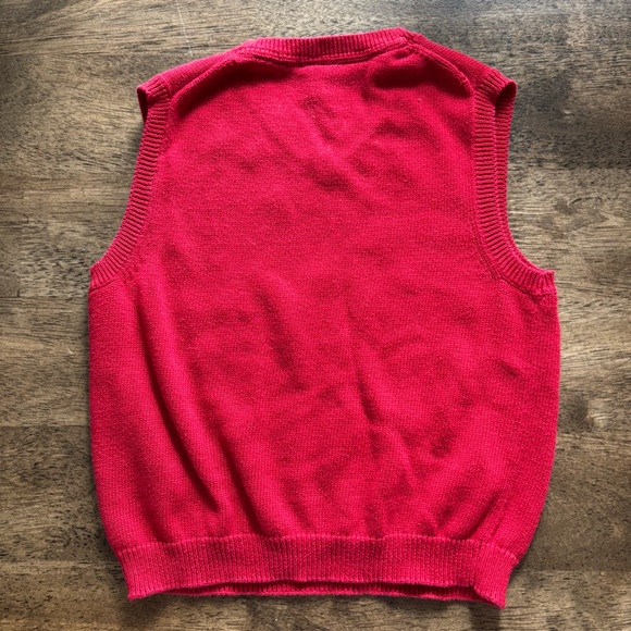 Janie and Jack long sleeve button down with Deer Vest size 3 - Picture 6 of 7